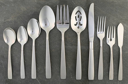 Satin Accent (Stainless) 45 Piece Starter Set