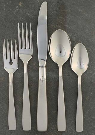 Satin Accent (Stainless) 40 Piece Estate Set