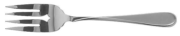 Satin Flight (Stainless) Medium Solid Cold Meat Serving Fork