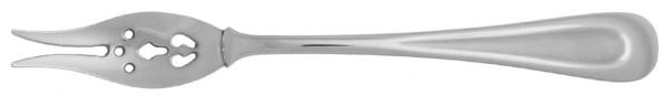 Satin Sand Dune (Stnl, Wide Frost Indent Center) Olive Fork with Short Handle HC