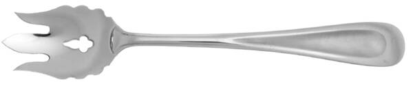Satin Sand Dune (Stnl, Wide Frost Indent Center) Vegetable Serving Fork Solid  HC