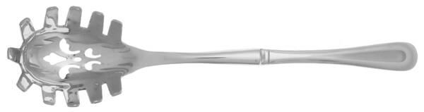 Satin Sand Dune (Stnl, Wide Frost Indent Center) Pasta Server with Stainless Bowl HC