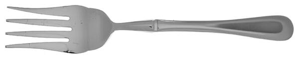 Satin Sand Dune (Stnl, Wide Frost Indent Center) Cold Meat Fork Large, Stainless Tines HC