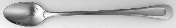 Satin Sand Dune (Stnl, Wide Frost Indent Center) Iced Tea Spoon