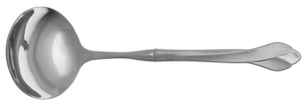Satin Tribeca (Stainless) Gravy Ladle with No Spout Stainless Bowl HC
