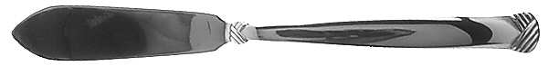 Rattan (Stainless) Flat Handle Master Butter Knife
