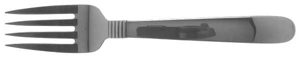 Raffia (Stainless) Medium Solid Cold Meat Serving Fork
