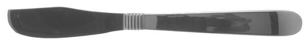 Raffia (Stainless) Flat Handle Master Butter Knife