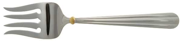 Golden Unity Medium Solid Cold Meat Serving Fork