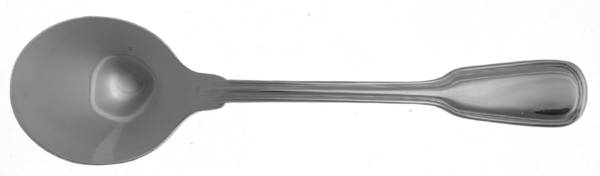 Dijon (Stainless) Round Bowl Soup Spoon (Cream Soup)