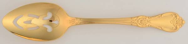 Golden Vanessa-Francesca Pierced Tablespoon (Serving Spoon)