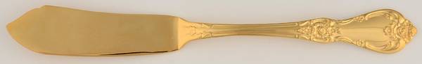 Golden Vanessa-Francesca Flat Handle Master Butter Knife