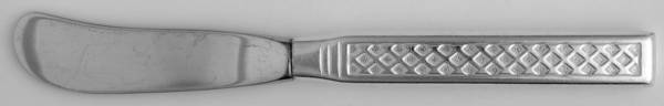 OHS168 (Silverplate) Butter Spreader Hollow Hdl-Paddle/Stainless Blade