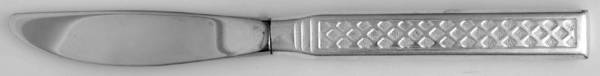 OHS168 (Silverplate) Modern Hollow Butter Spreader (Stainless)
