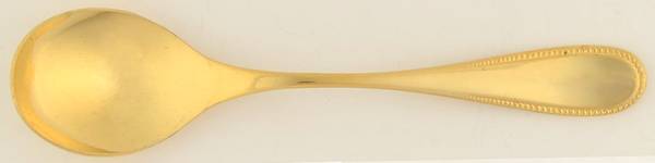 Crystal Palace (Gold Electroplate) Sugar Spoon