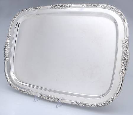 Ballad-Country Lane (Silverplate, Hollowware) 20" Rectangular Tray