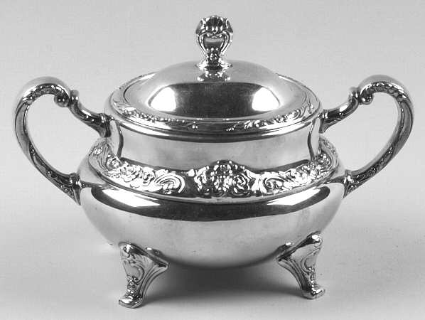 Ballad-Country Lane (Silverplate, Hollowware) Sugar Bowl & Lid