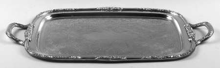 Ballad-Country Lane (Silverplate, Hollowware) Small Silverplate Waiter Tray