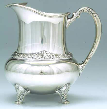Ballad-Country Lane (Silverplate, Hollowware) Plated Water Pitcher with Ice Lip
