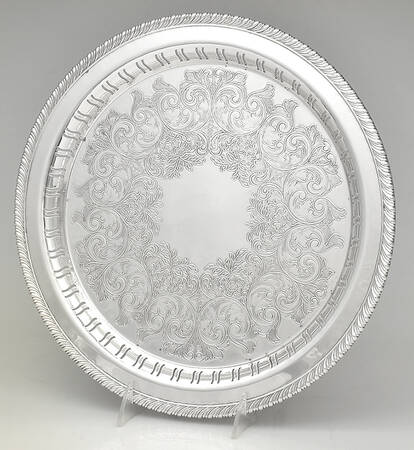 Fiesta (Silverplate, Hollowware) 12" Pierced Round Tray