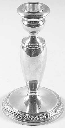 Fiesta (Silverplate, Hollowware) Silverplate Candlestick