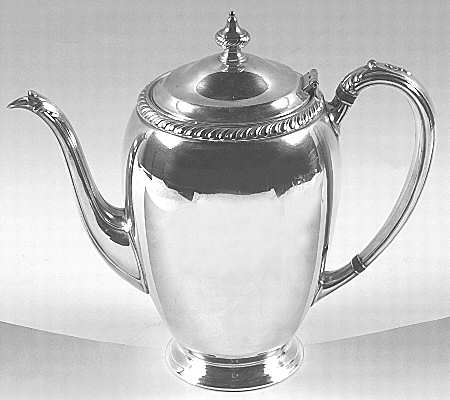 Fiesta (Silverplate, Hollowware) Silverplate Coffee Pot