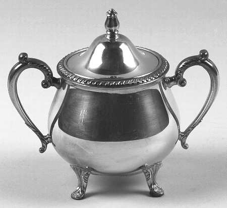 Fiesta (Silverplate, Hollowware) Sugar Bowl & Lid