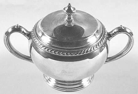 Fiesta (Silverplate, Hollowware) Sugar Bowl & Lid