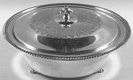 Fiesta (Silverplate, Hollowware) Silverplate Round Covered Casserole