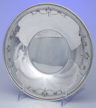 Grosvenor (Silverplate, Hollowware) Silverplate Salad Plate