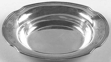 Grosvenor (Silverplate, Hollowware) Small Silverplate Bon Bon Bowl