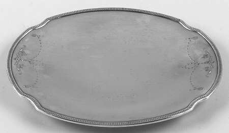 Grosvenor (Silverplate, Hollowware) Silverplate Footed Cake Plate
