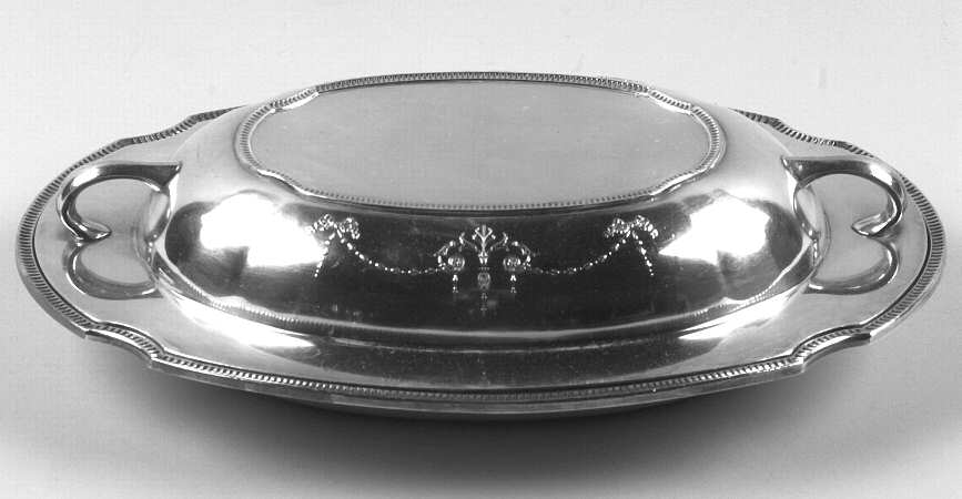 Grosvenor (Silverplate, Hollowware) Double Vegetable Bowl