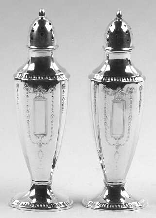 Grosvenor (Silverplate, Hollowware) Salt & Pepper Set