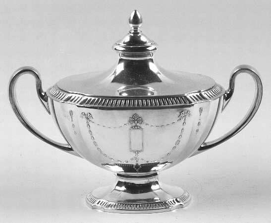 Grosvenor (Silverplate, Hollowware) Sugar Bowl & Lid