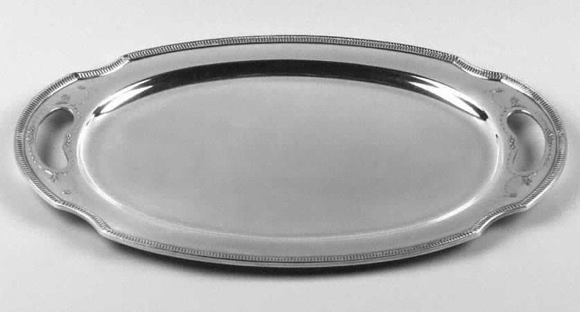 Grosvenor (Silverplate, Hollowware) Medium Silverplate Waiter Tray