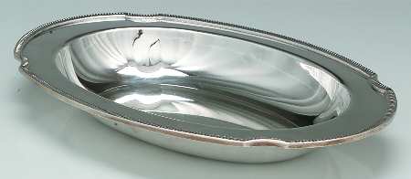 Grosvenor (Silverplate, Hollowware) Double Vegetable Bowl-No Lid