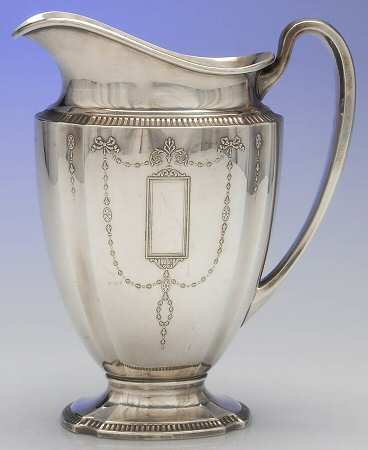 Grosvenor (Silverplate, Hollowware) Silverplate Water Pitcher