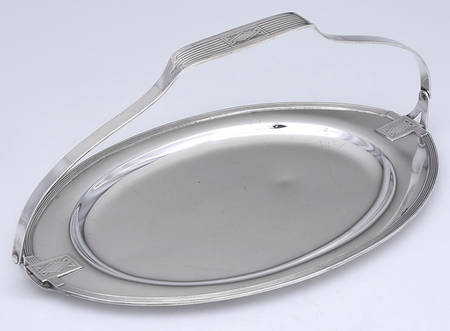 Noblesse (Silverplate, Hollowware) Plated Bread Tray with Handle
