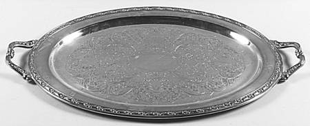 Park Lane (Silverplate, Hollowware) Large Silverplate Waiter Tray