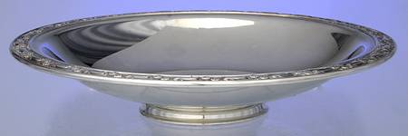 Park Lane (Silverplate, Hollowware) 9" Round Footed Centerpiece