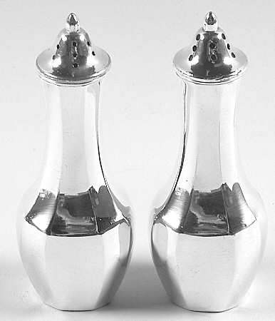 Patrician (Silverplate, Hollowware) Salt & Pepper Set