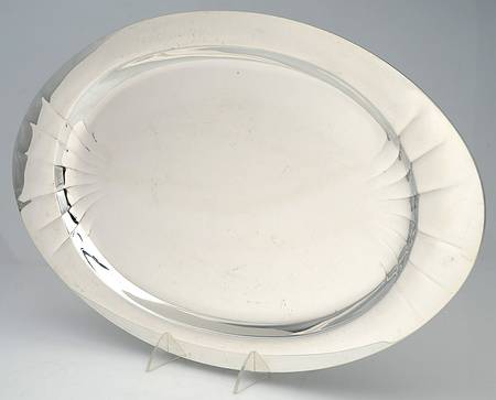 Patrician (Silverplate, Hollowware) Medium Silverplate Waiter Tray