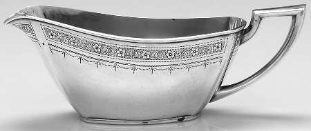 Paul Revere (Silverplate, Hollowware) Silverplate Gravy Boat