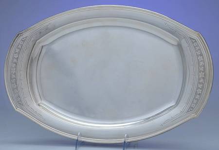 Paul Revere (Silverplate, Hollowware) Small Oval Silverplate Platter