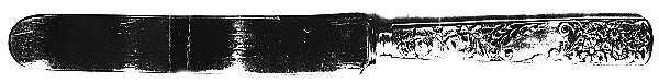 Rockford Three (Silverplate) Blunt Solid Knife