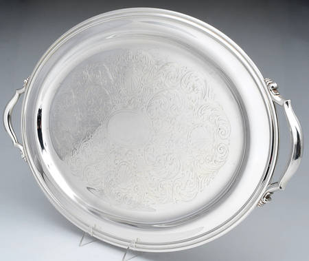 Bennington (Silverplate, 1959, Hollowware) Large Silverplate Waiter Tray