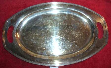 Classic (Silverplate, 1936, Hollowware) Silverplate Waiter Tray