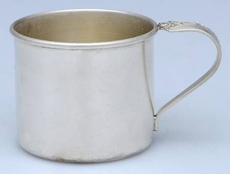 Damask Rose (Sterling, 1946, Hollowware) Baby Cup