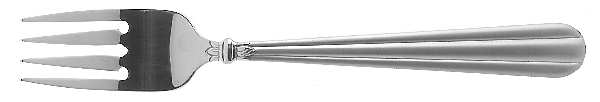 Tennyson-Frosted (Stainless) Individual Salad Fork